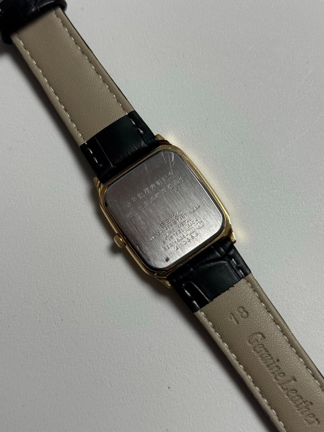 세이코 Seiko 쿼츠 스피릿 스퀘어 골드 상품이미지4