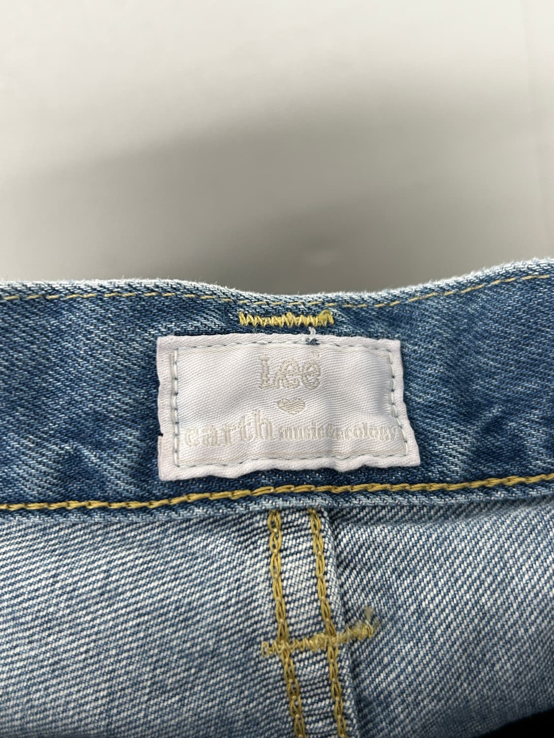 Lee X Earth Music & Ecology 데님 롱스커트p 상품이미지5