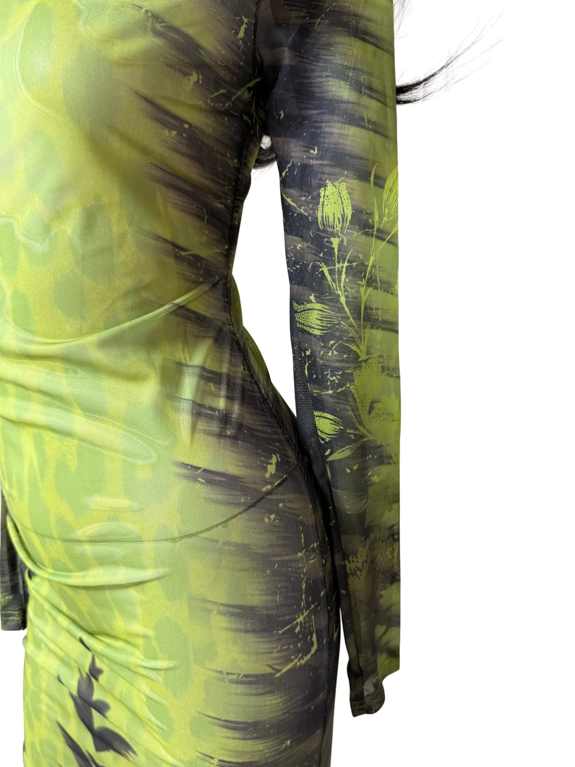 빈티지 매쉬 그래픽 드레스 상품이미지3