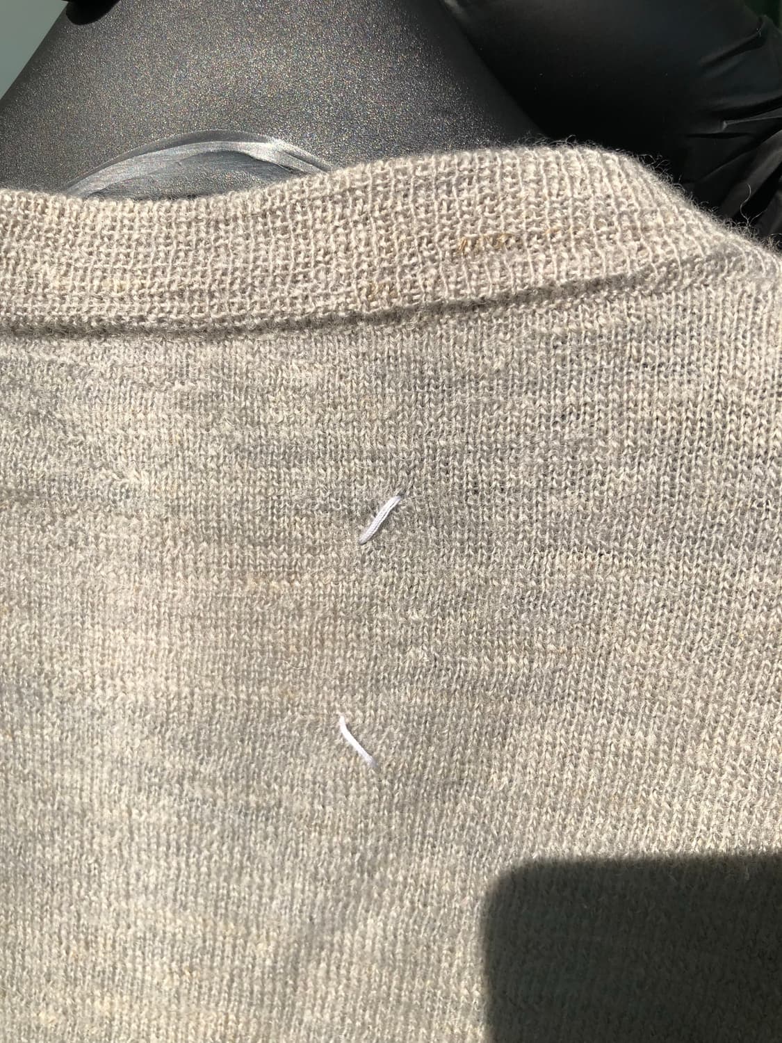 [M] 마르지엘라 엘보우 패치 가디건 그레이 상품이미지9