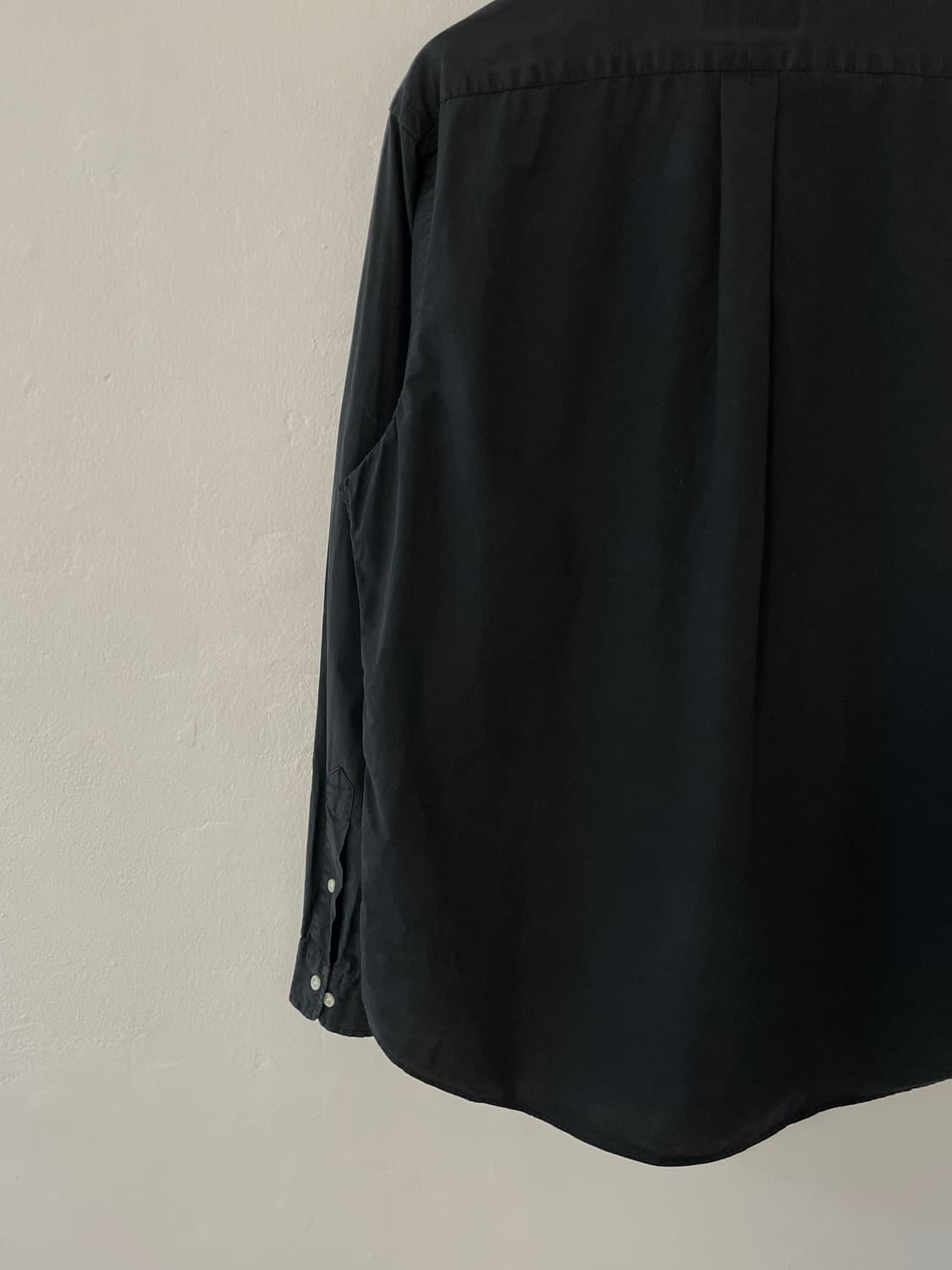 폴로 클래식핏 코튼 블랙 셔츠  상품이미지9