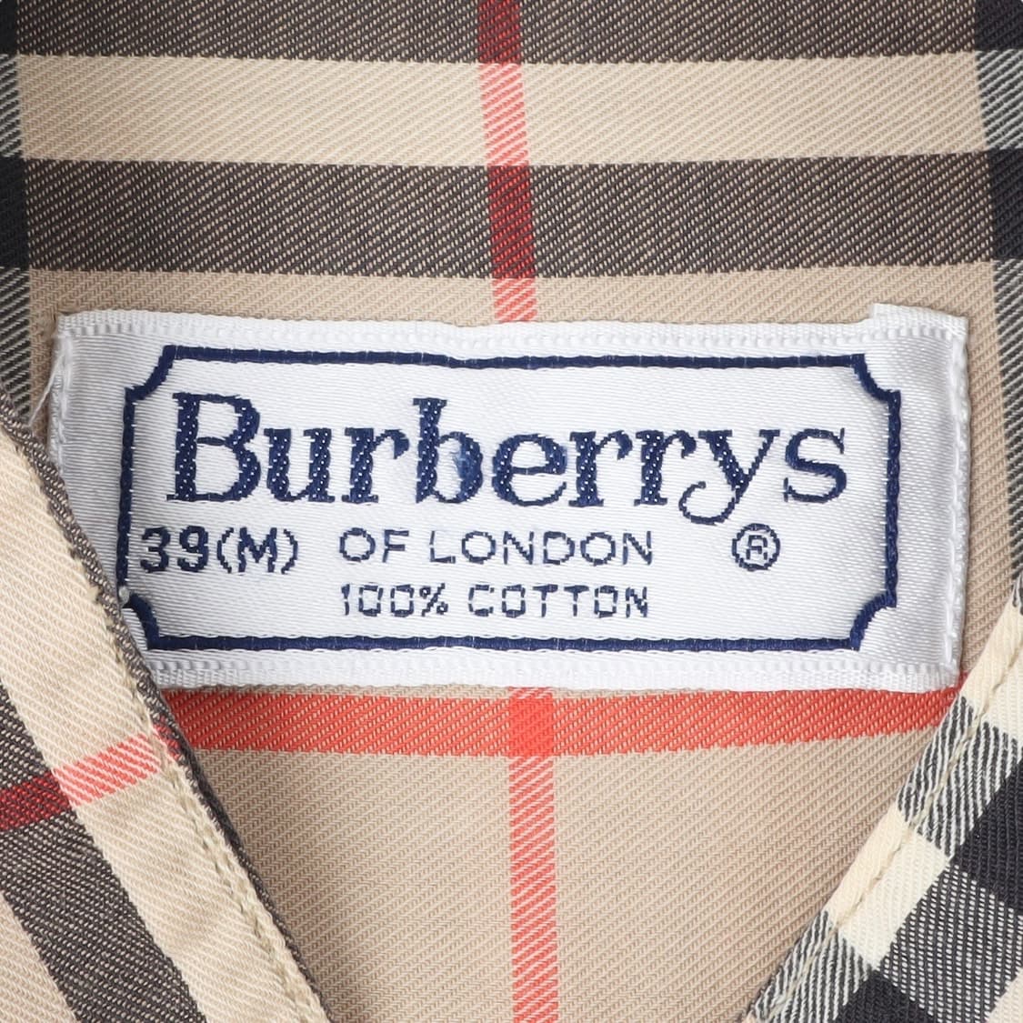 버버리 헨리넥 베이지 노바체크 셔츠 상품이미지8