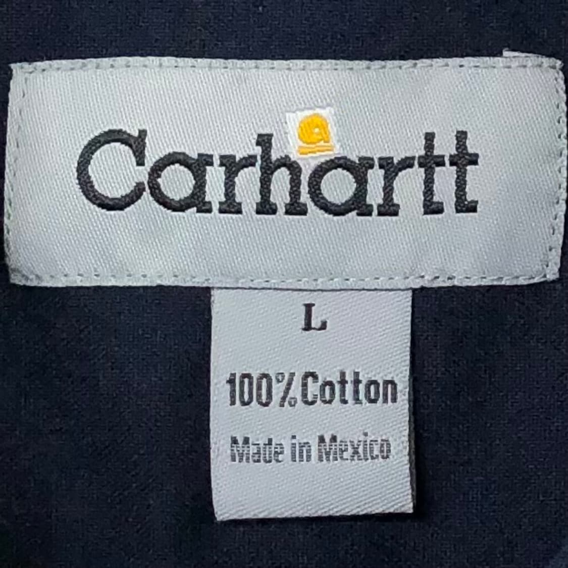 L 칼하트 네이비 워크 셔츠 상품이미지3