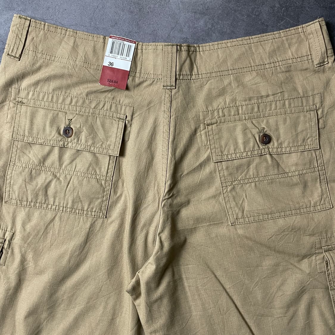 LEVI'S 리바이스 데드스탁 베이지 카고 하프 팬츠 A00774 상품이미지7