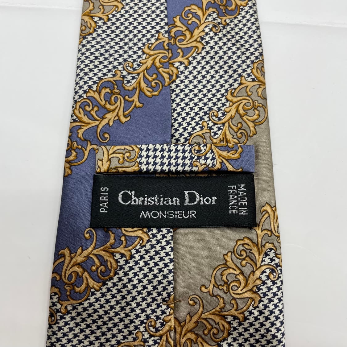 876) (Christian DIOR) 크리스찬 디올 패턴 넥타이 상품이미지5