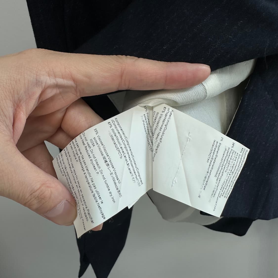 휴고보스 스트라이프 울 블레이져 자켓 상품이미지8