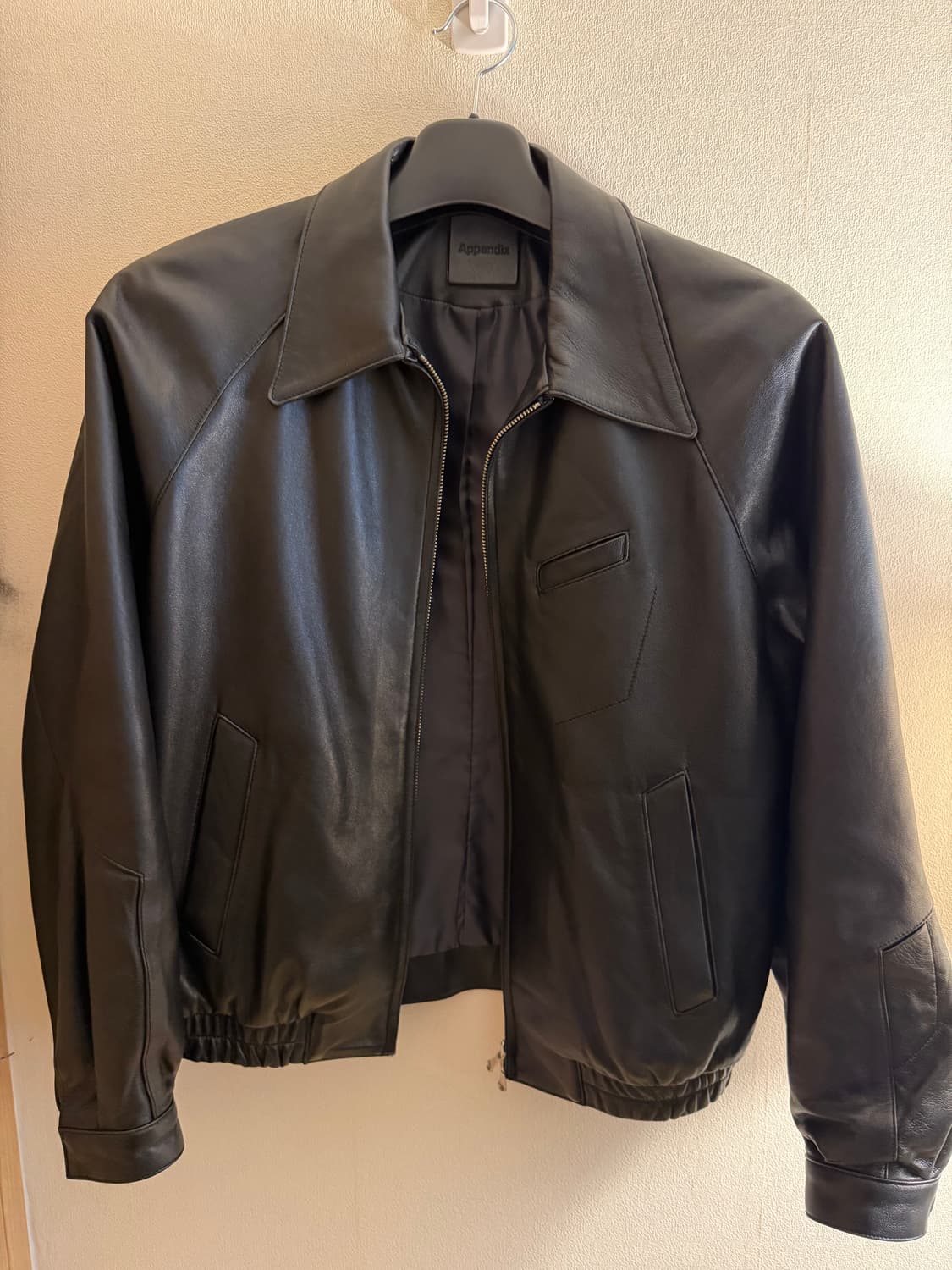 mudule Appendix 레더 블루종 46 상품이미지5