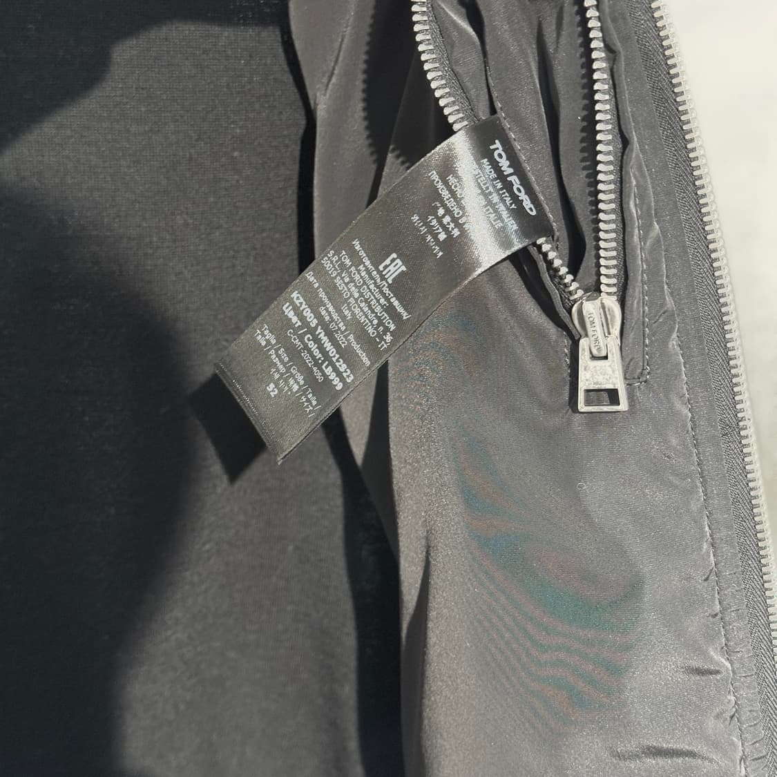 [새상품급/52] 25SS 톰포드 프론트 해링턴 니트 집업 자켓 상품이미지9