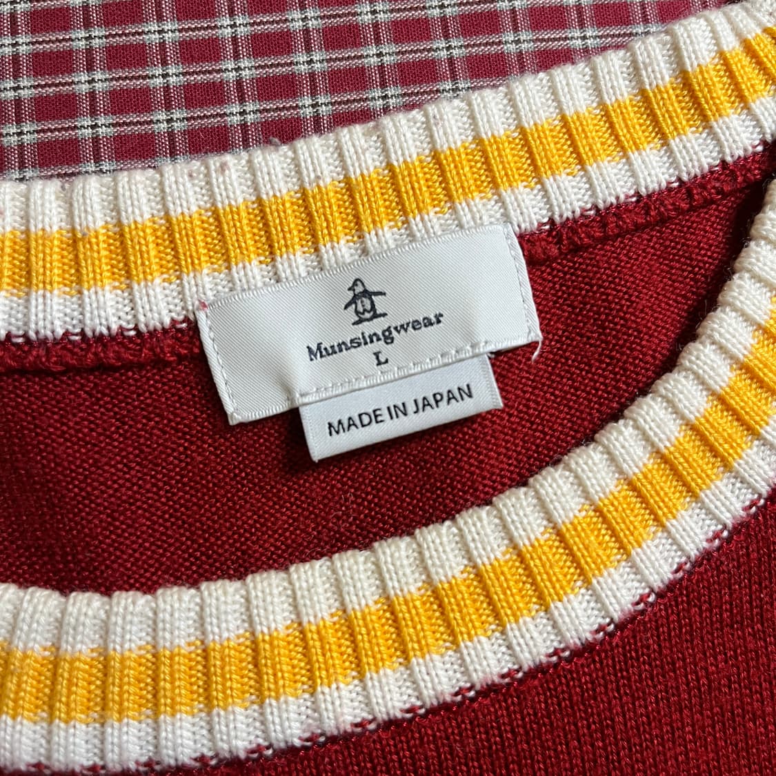 먼싱웨어 라운드 니트 상품이미지5