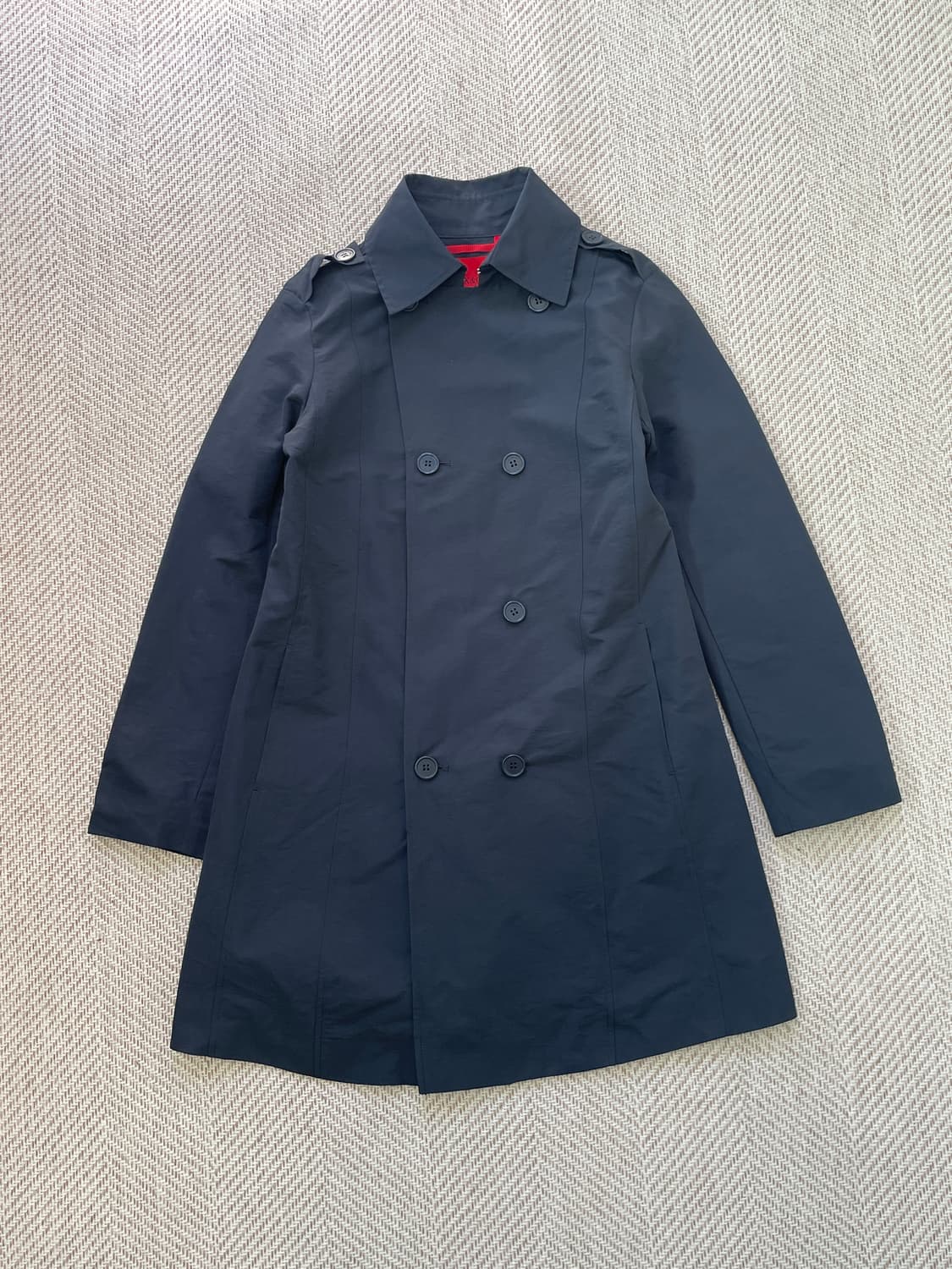 막스앤코 더블브레스트 미니멀 트렌치 코트 상품이미지1