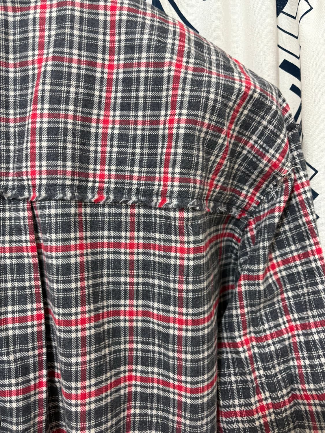 쿠어 / 컷오프 체크 셔츠 상품이미지8