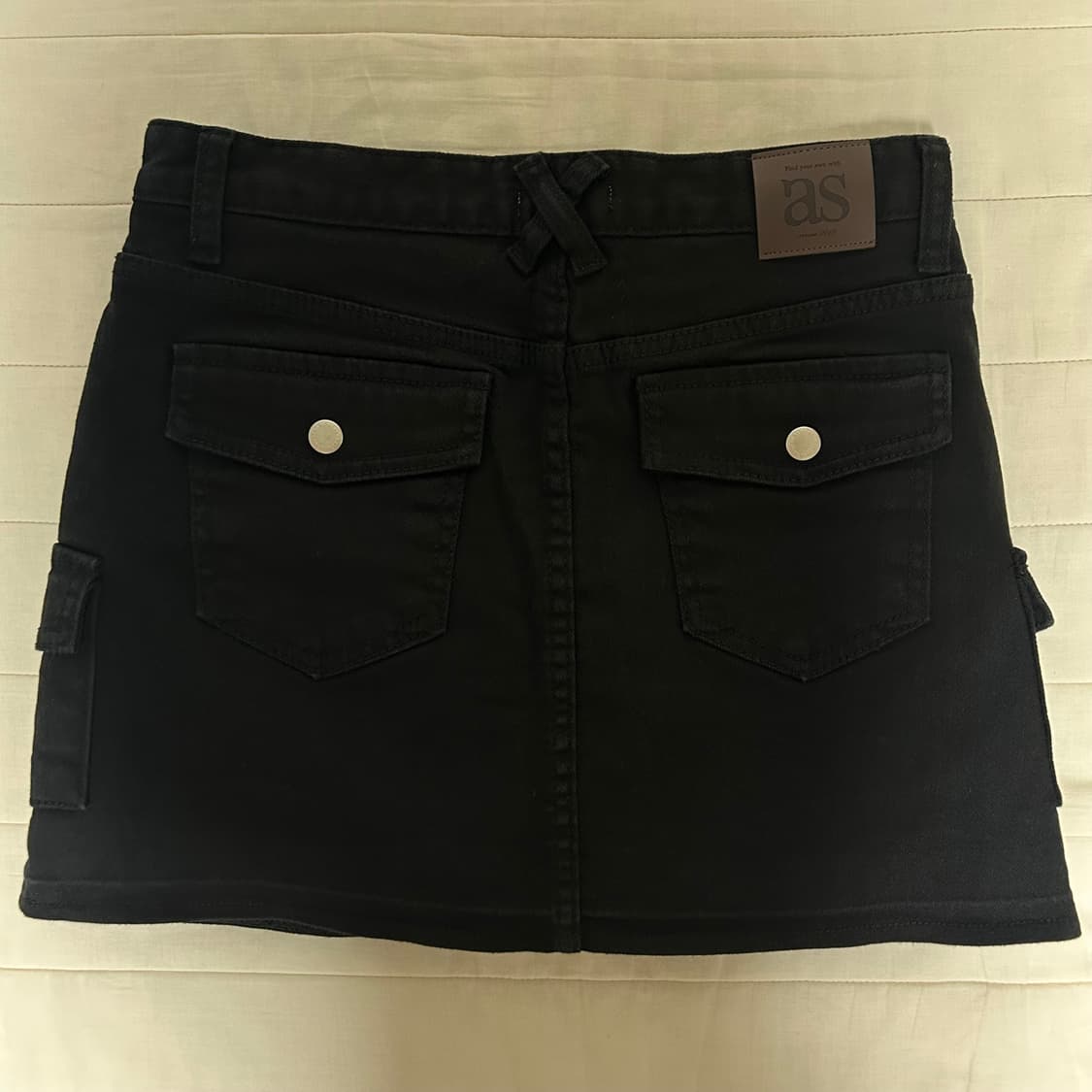 애즈온 사이드 포켓 카고 스커트 sidepocket cargo skirt 상품이미지3