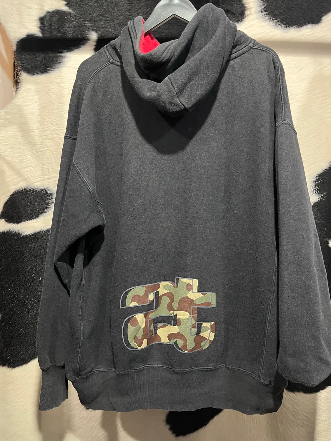 카모프린팅 오버핏 후드티 상품이미지5