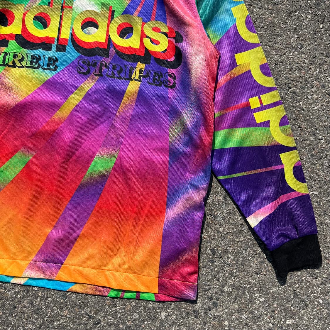 80‘s 아디다스 레인보우 롱 슬리브 상품이미지3