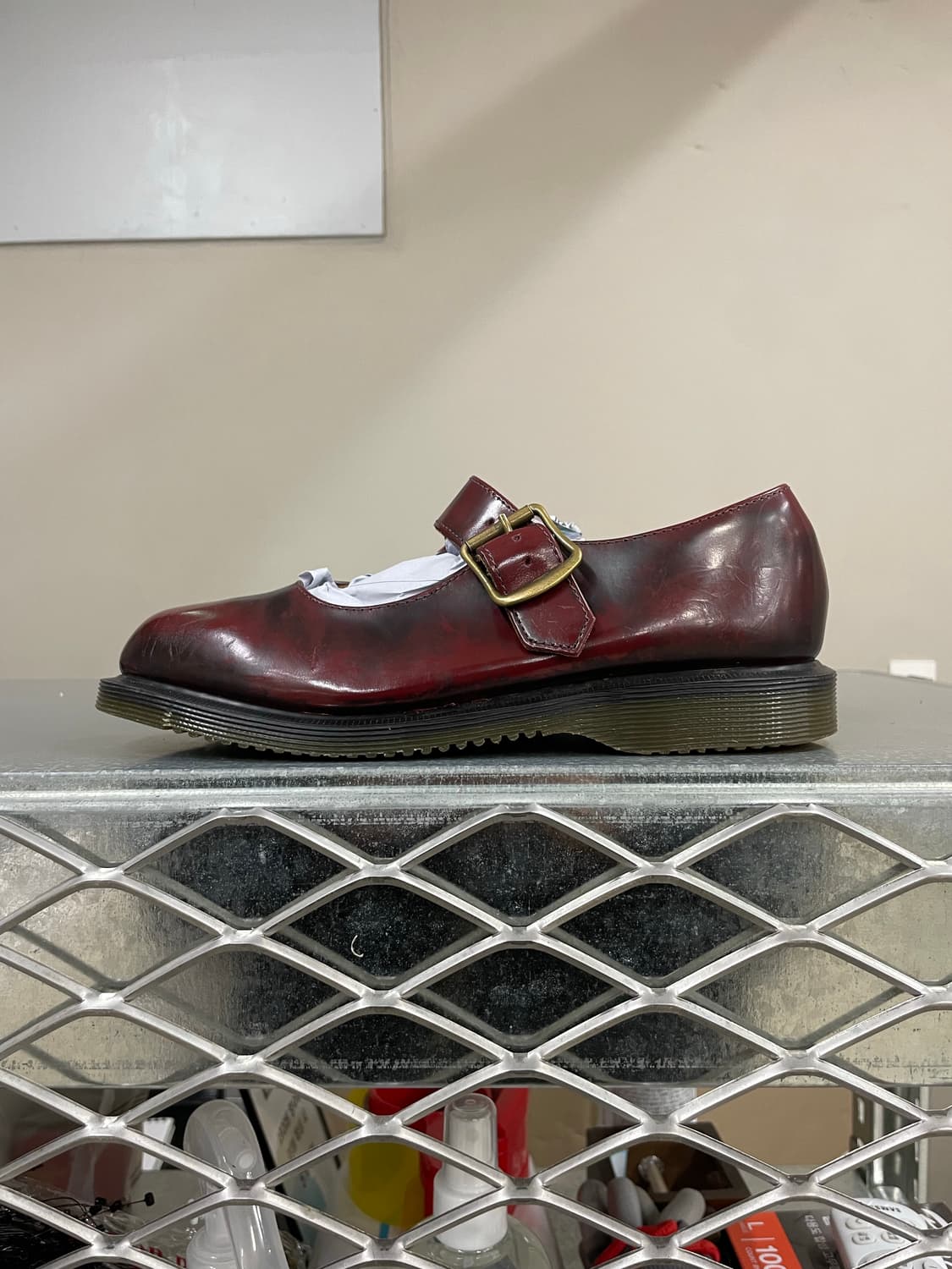 닥터마틴 메리제인 엘피 체리 레드 uk4 상품이미지1