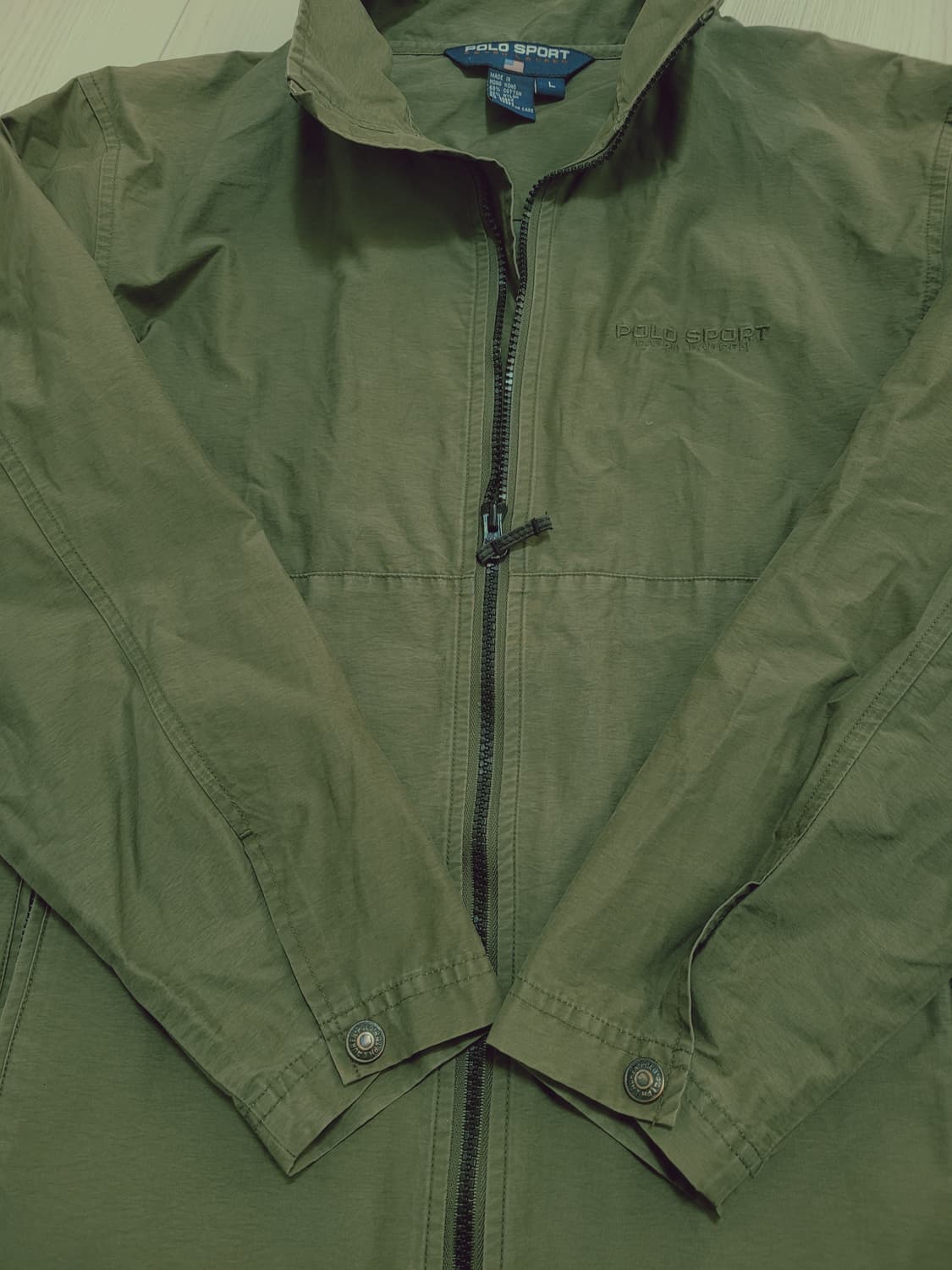 POLO SPORT 폴로 스포츠 빈티지 올리브 우븐재킷 상품이미지4