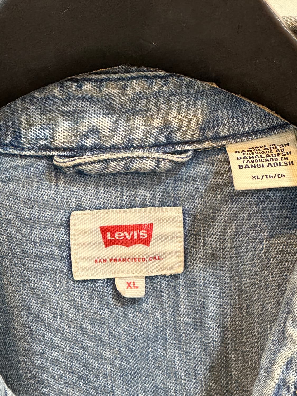 리바이스 웨스턴 샴브레이 셔츠 XL 상품이미지7