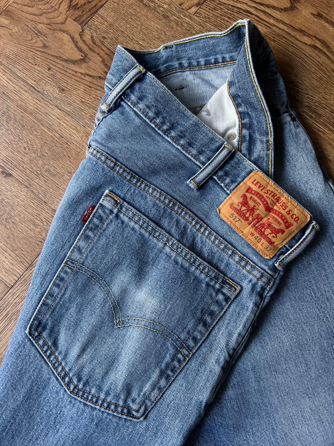 [40]리바이스 517 미디엄블루 플레어진 F7 상품이미지3