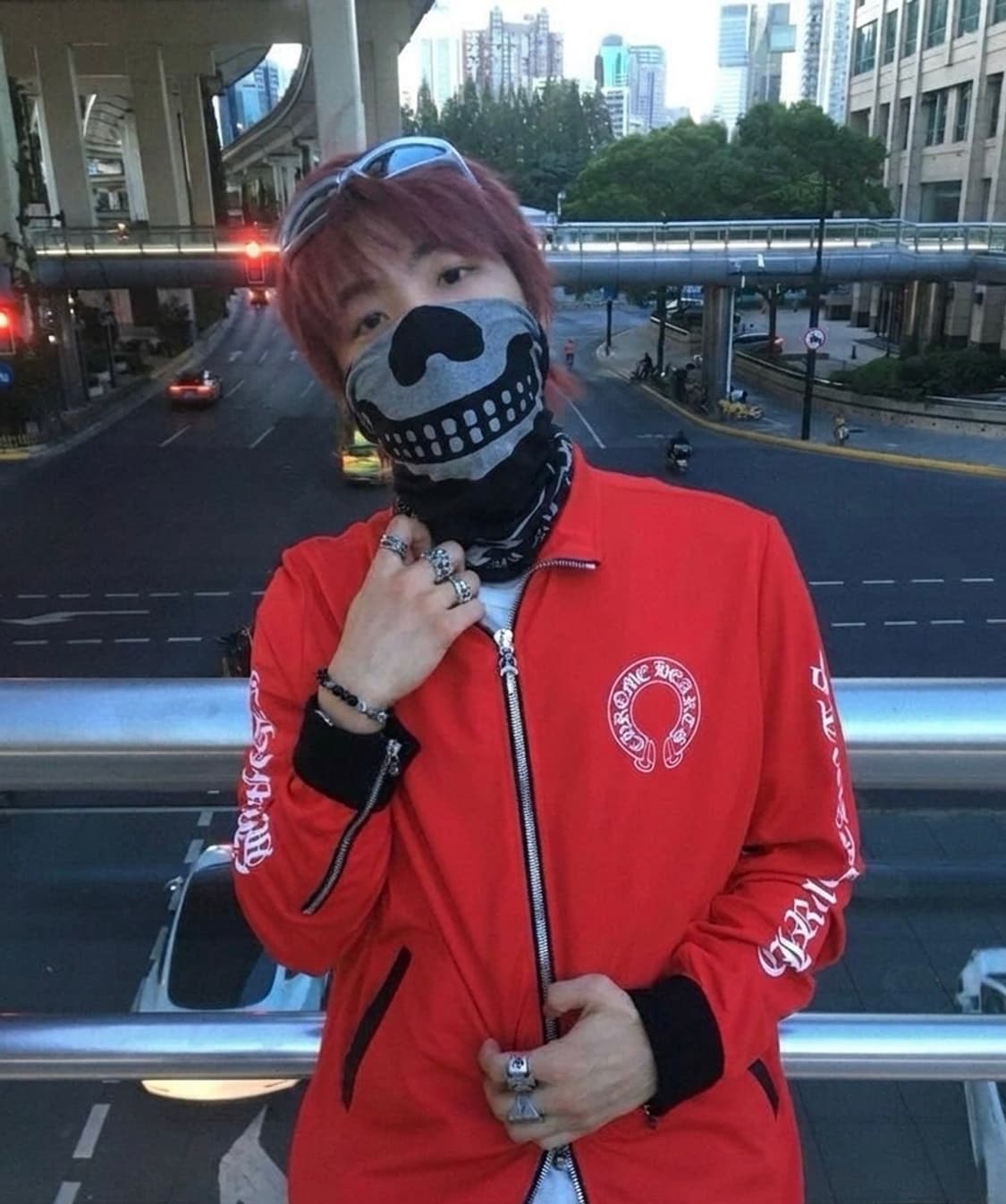 카브엠트 CE 절판 그래픽 양면  넥워머 마스크 상품이미지1