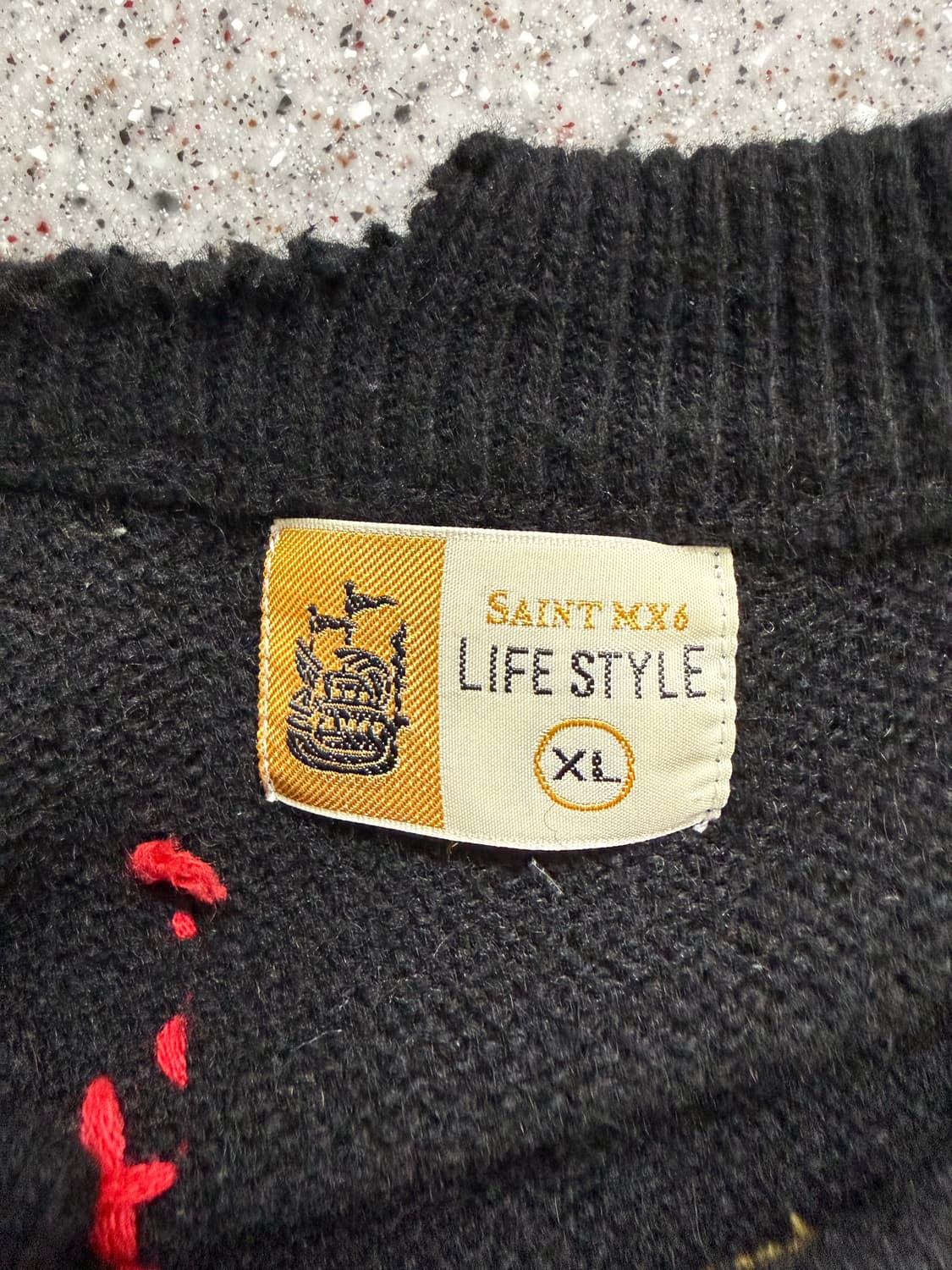 (XL)세인트미카엘 CPFM 스마일니트 상품이미지3