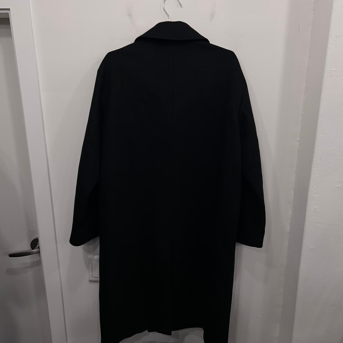 인사일런스 케시미어블랜드 울 더블버튼 롱코트 상품이미지5