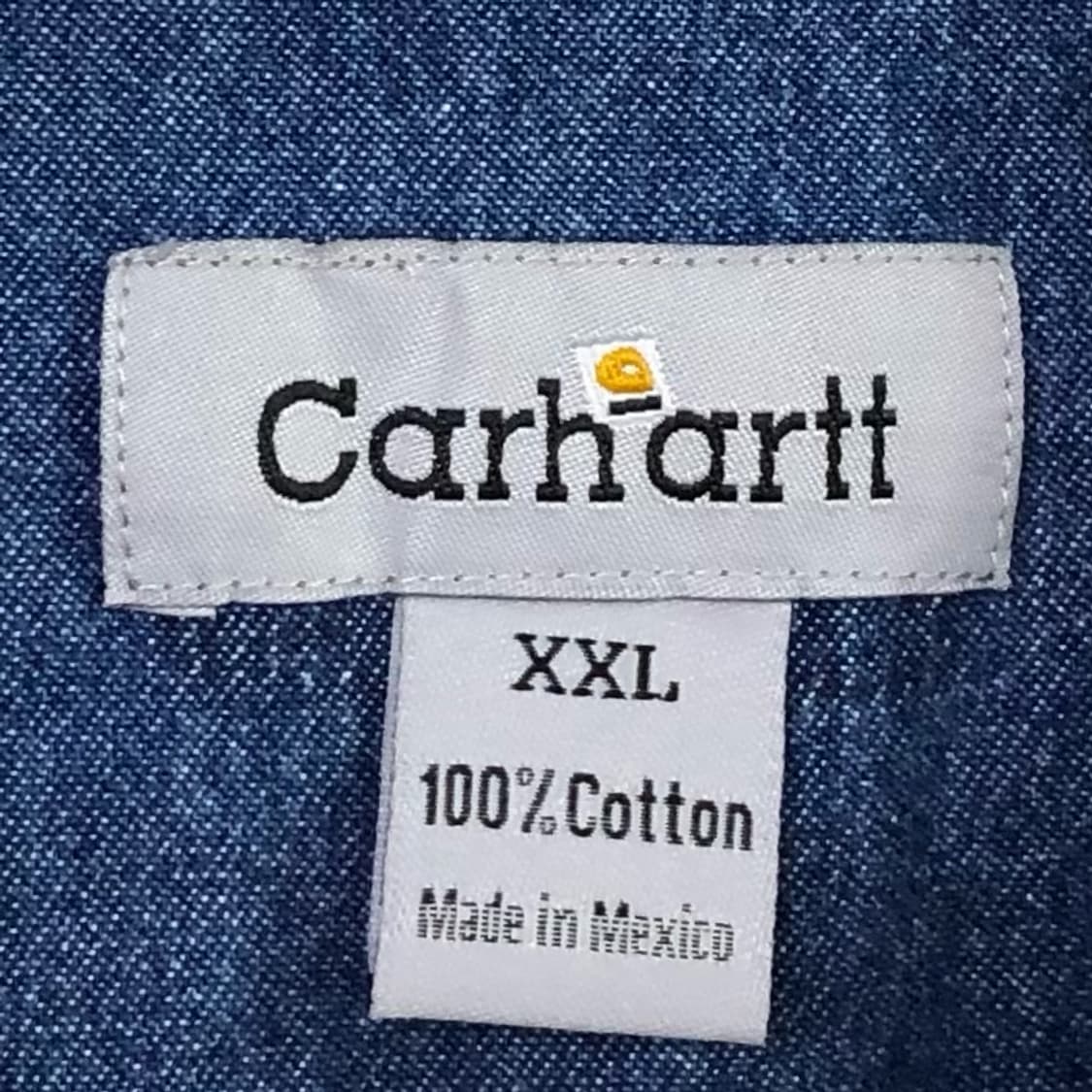 Xxl 칼하트 데님 셔츠 상품이미지3