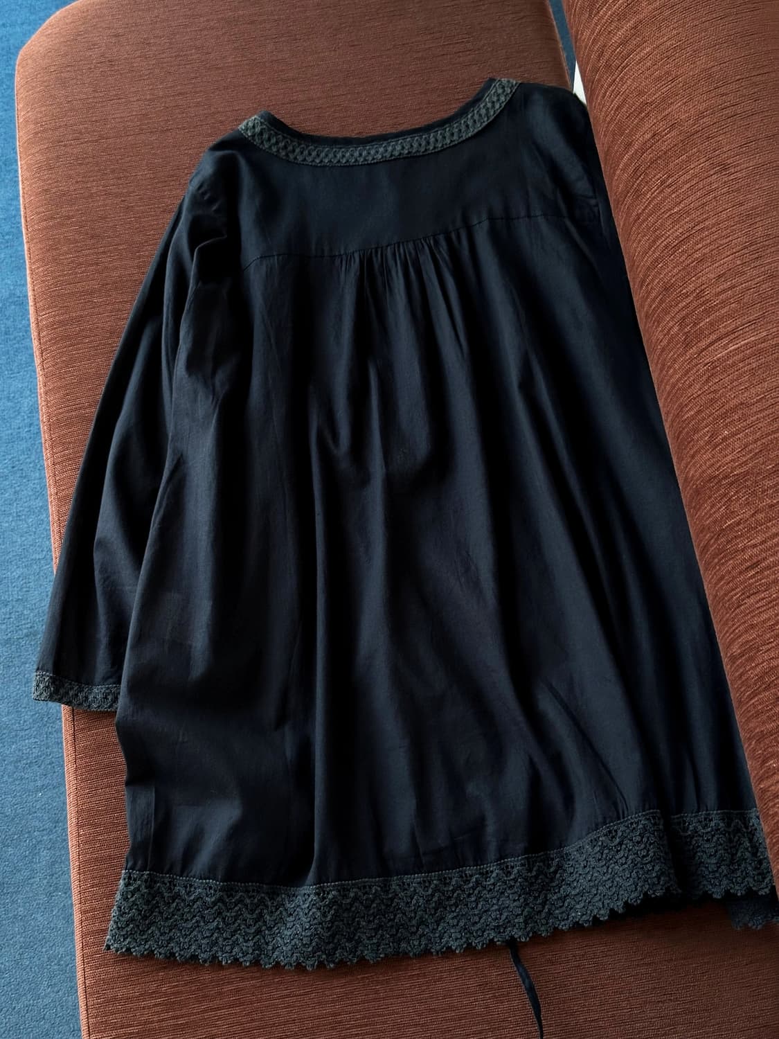 Light cotton stitch design loose shirt 상품이미지5