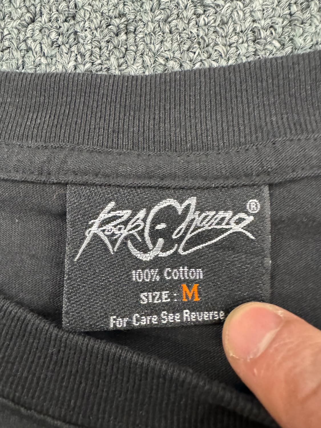 M)Rock chang 빈티지 스컬 피어싱 프린팅 롱슬리브 상품이미지6