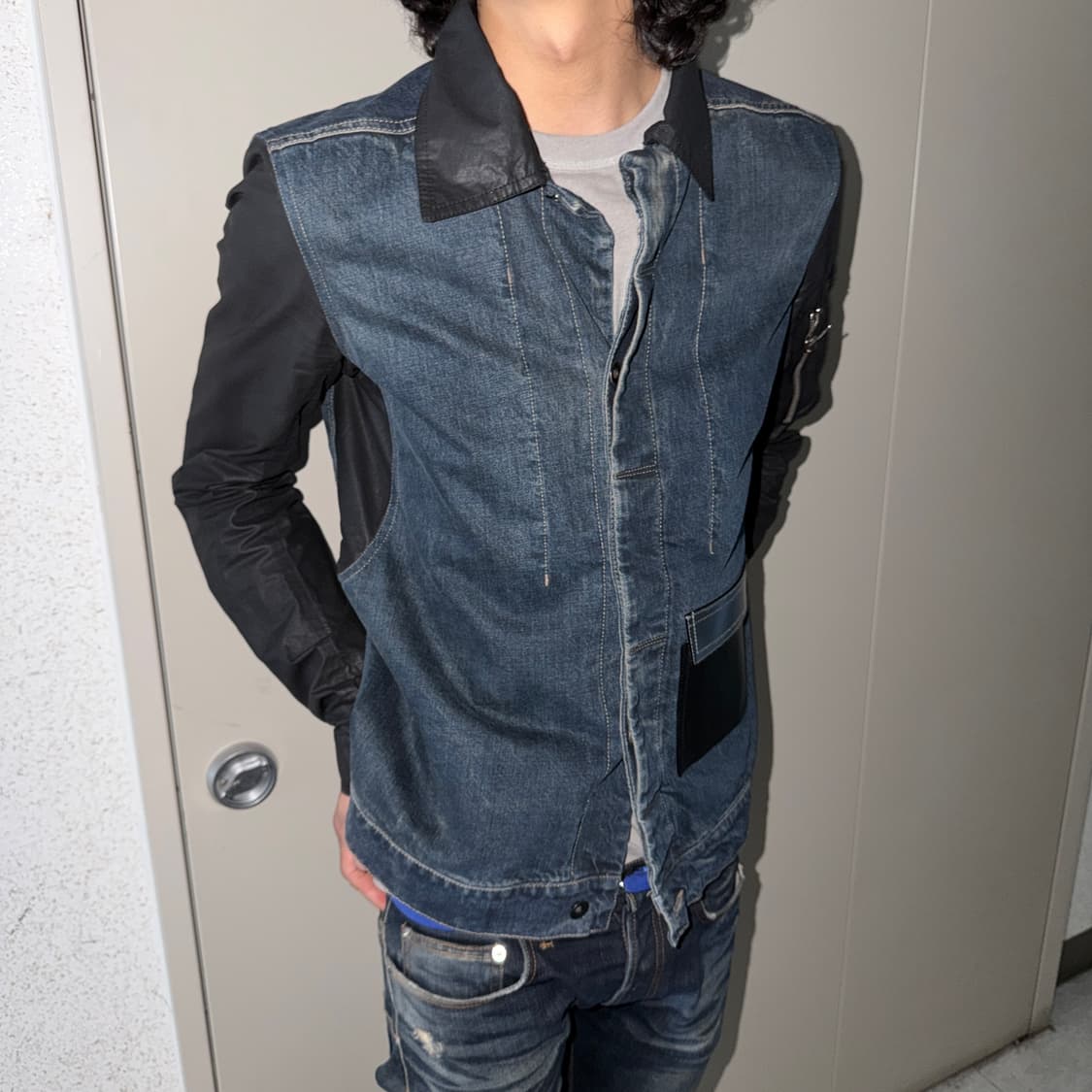 릭오웬스 다크쉐도우 하이브리드 데님 자켓 상품이미지2