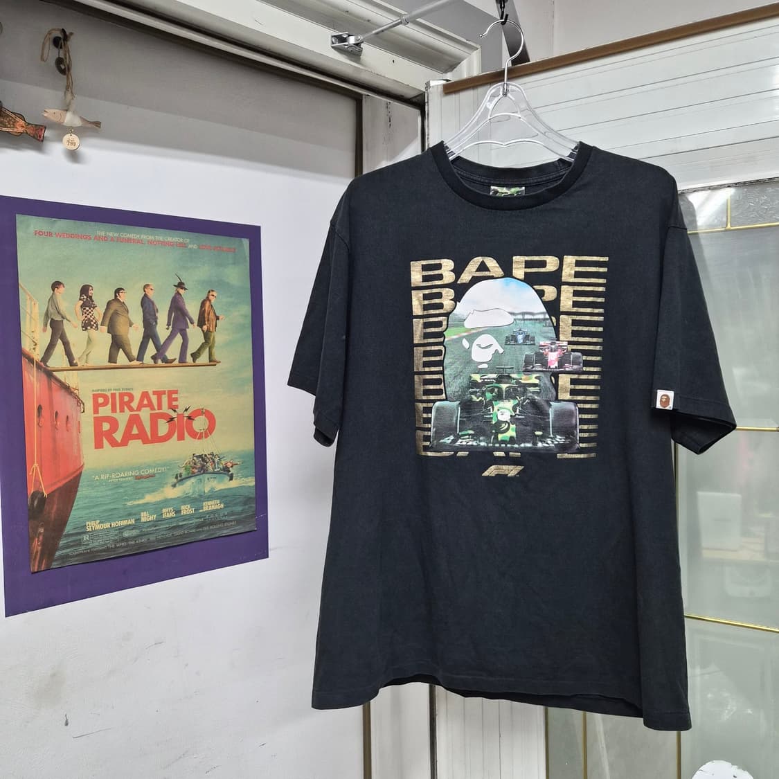 19FW Bape X F1 Formula 반팔티 상품이미지1