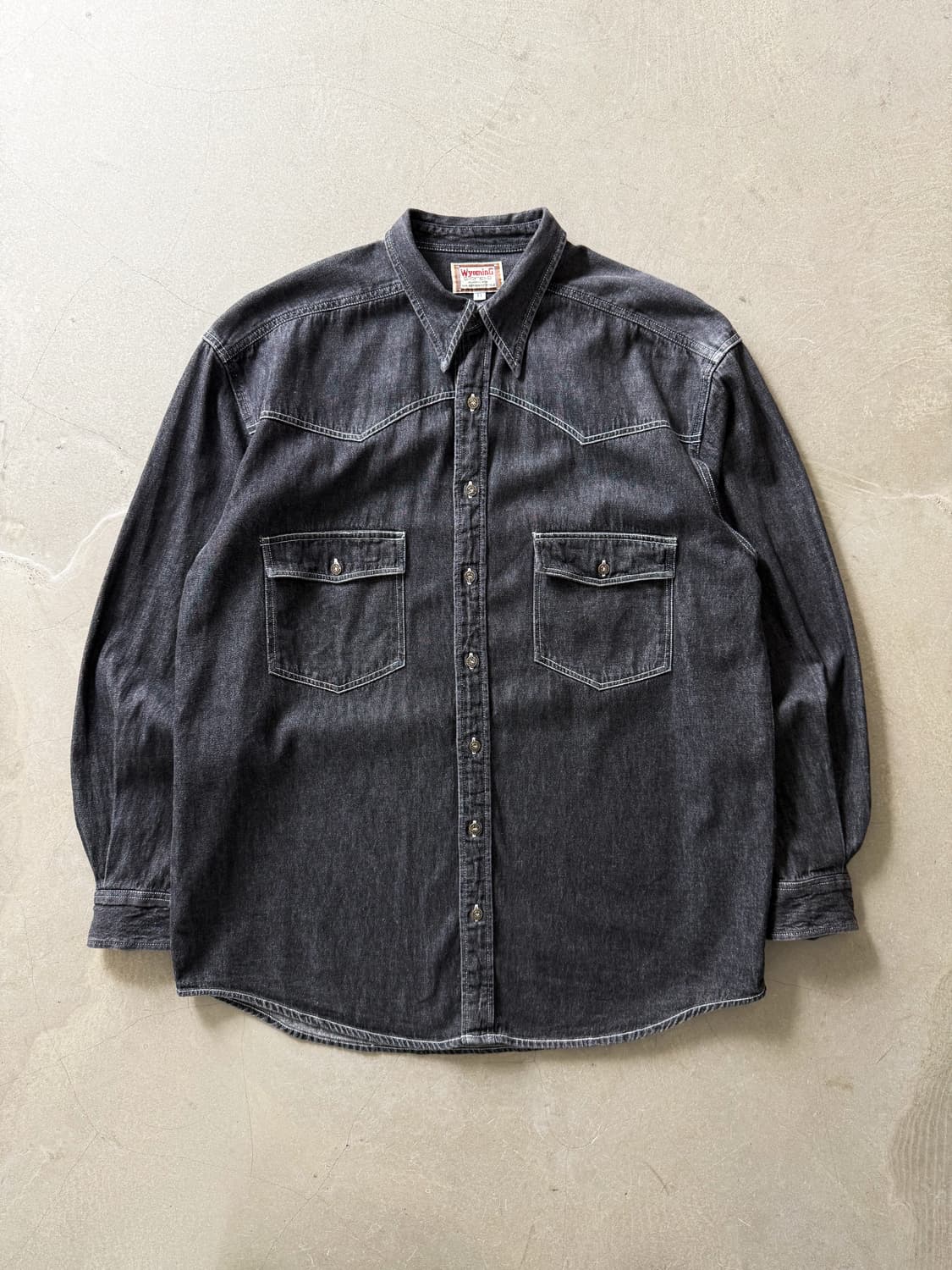 Vintage Wyoming Pocket Denim Shirt 상품이미지1