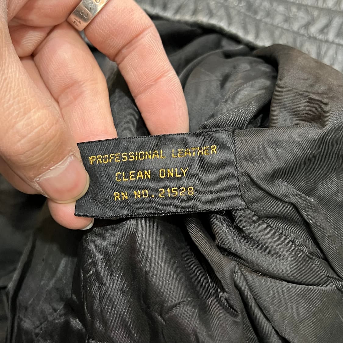  빈티지 레더 카라 자켓 y14988 상품이미지8