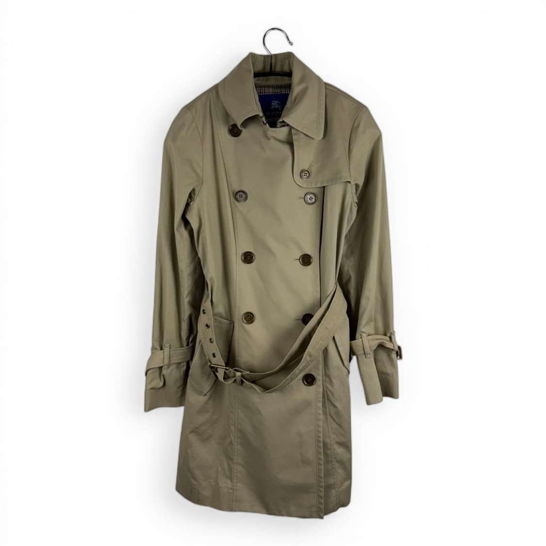 (36) 버버리 블루라벨 프로섬 베이지 트렌치 코트 베이지 상품이미지1