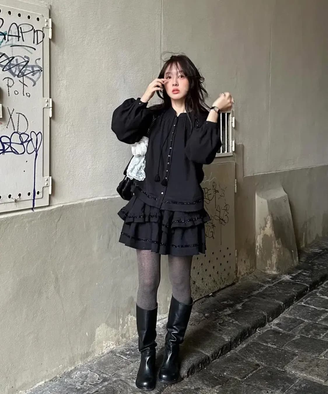 플레따 비즈셋업 블랙 상품이미지1