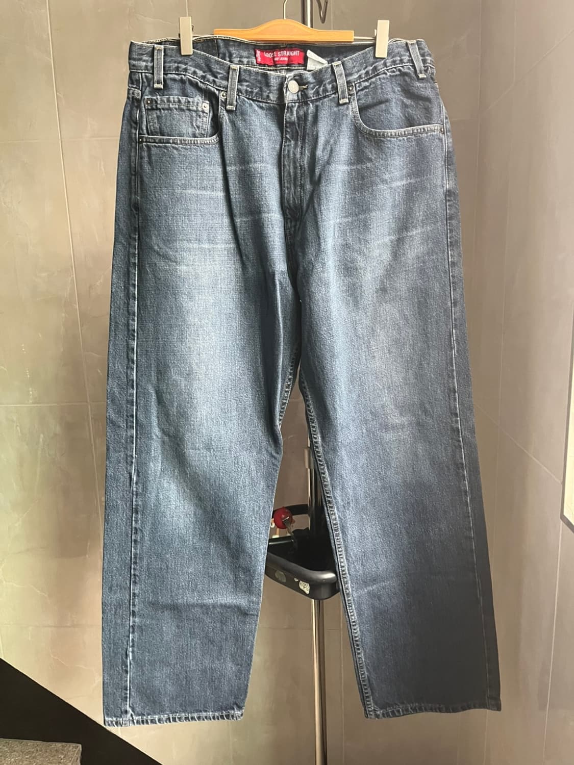 Vintage Levis 569 red font (36x32) 다크그레이 상품이미지1