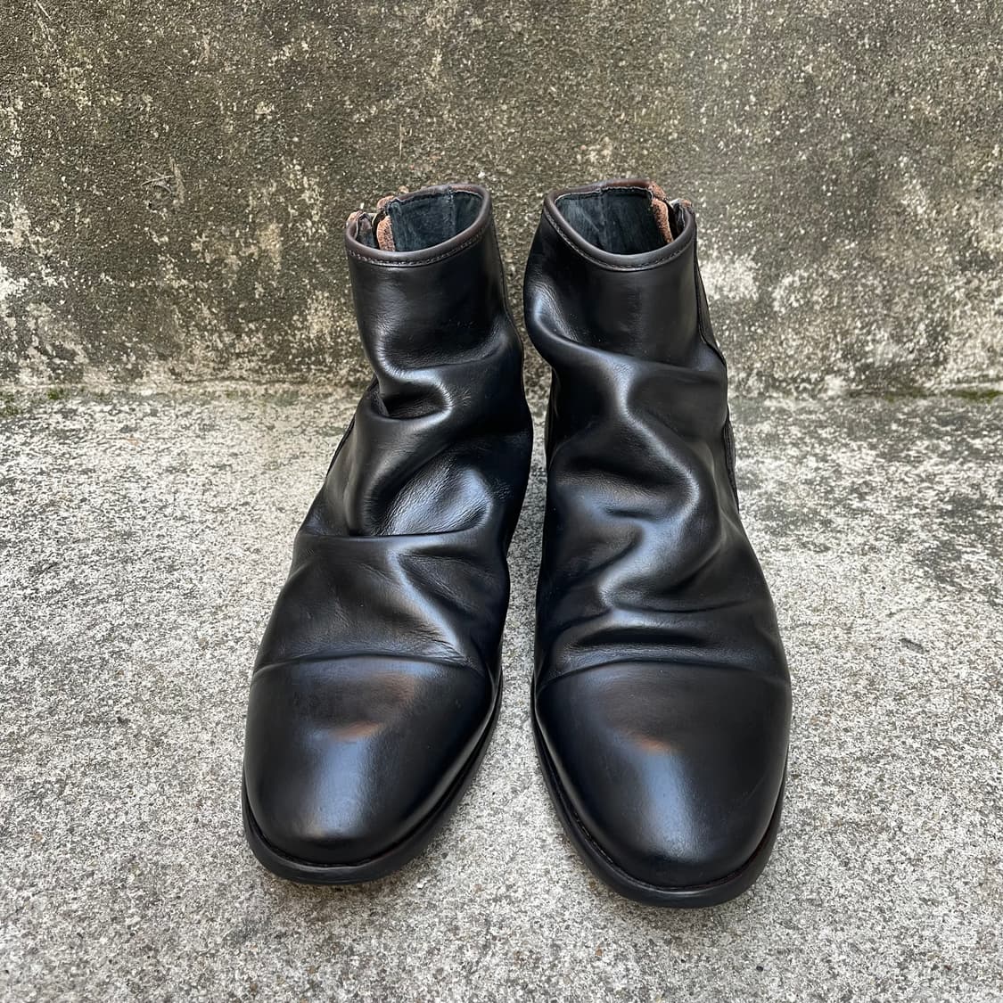 [41] H by Hudson 주름 레더부츠 (260~265) 상품이미지2