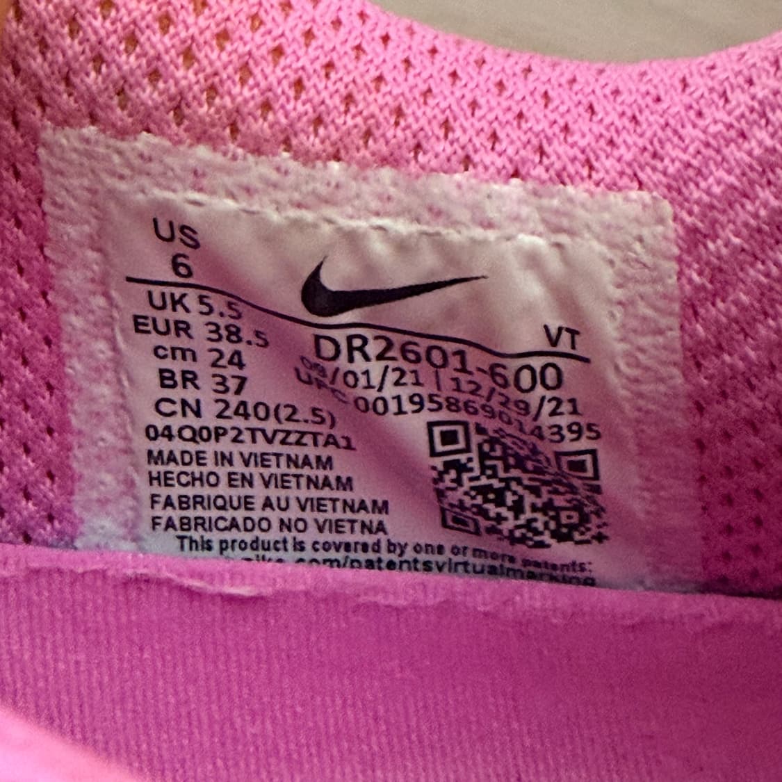 [240] 나이키 x 스투시 에어맥스 2013 싸이킥 핑크 상품이미지6