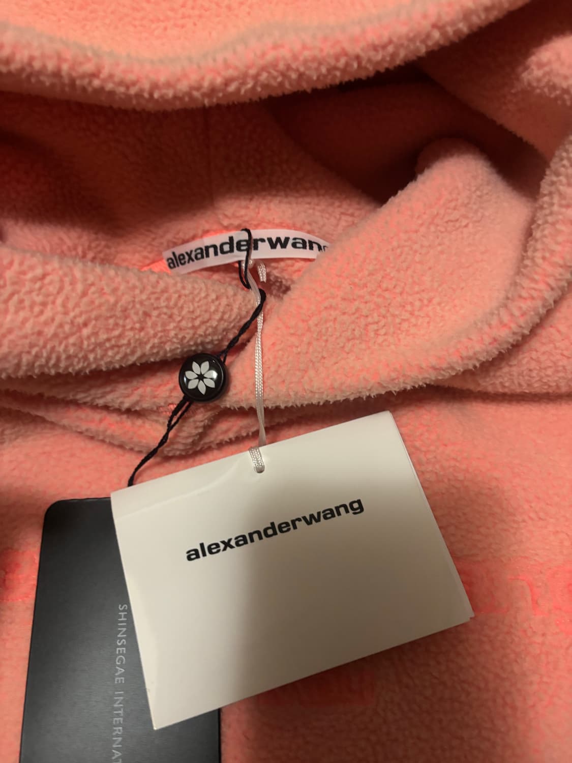 알렉산더왕 후리스 오버핏후드티 (새제품)xs 상품이미지3