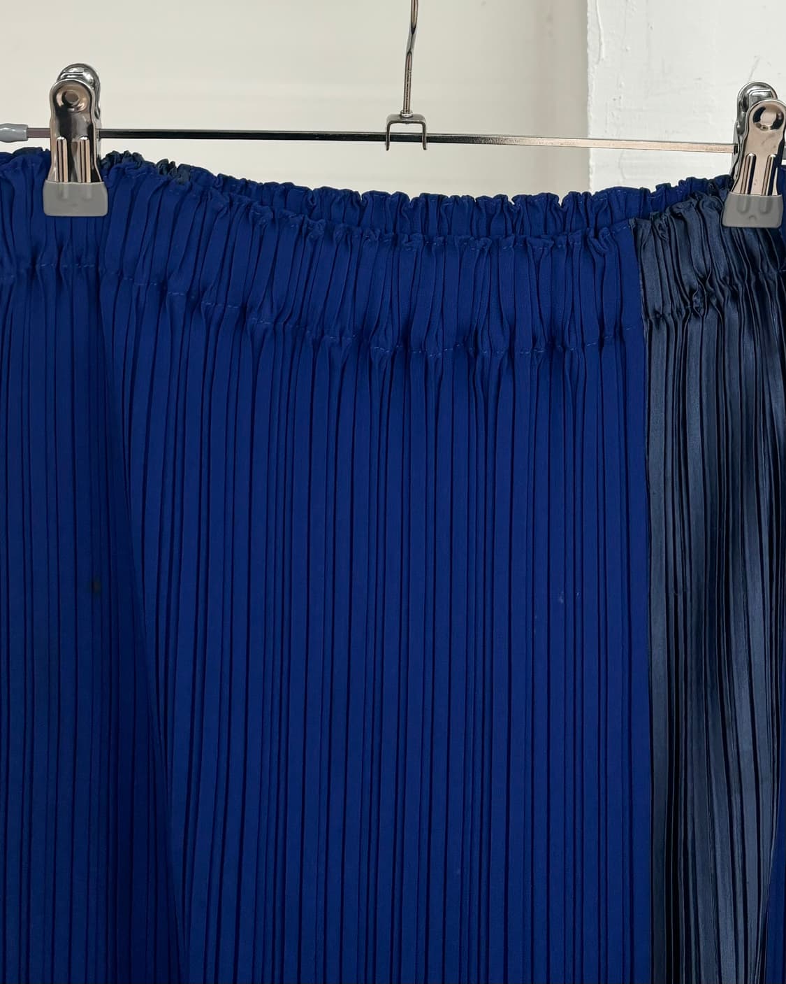 이세이 미야케 블루 플리츠 자켓 스커트 셋업 상품이미지9