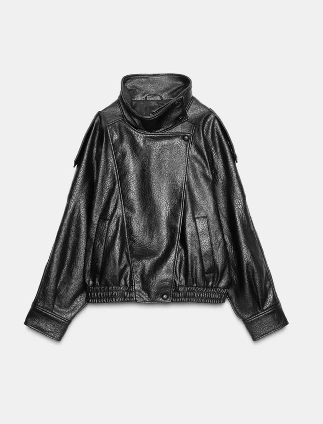 XS) 자라 페이크 레더 자켓 상품이미지1