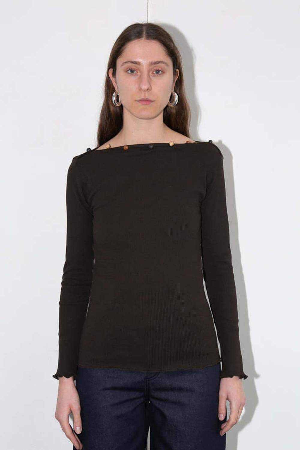 TAV 롱슬리브 브라운 상품이미지1