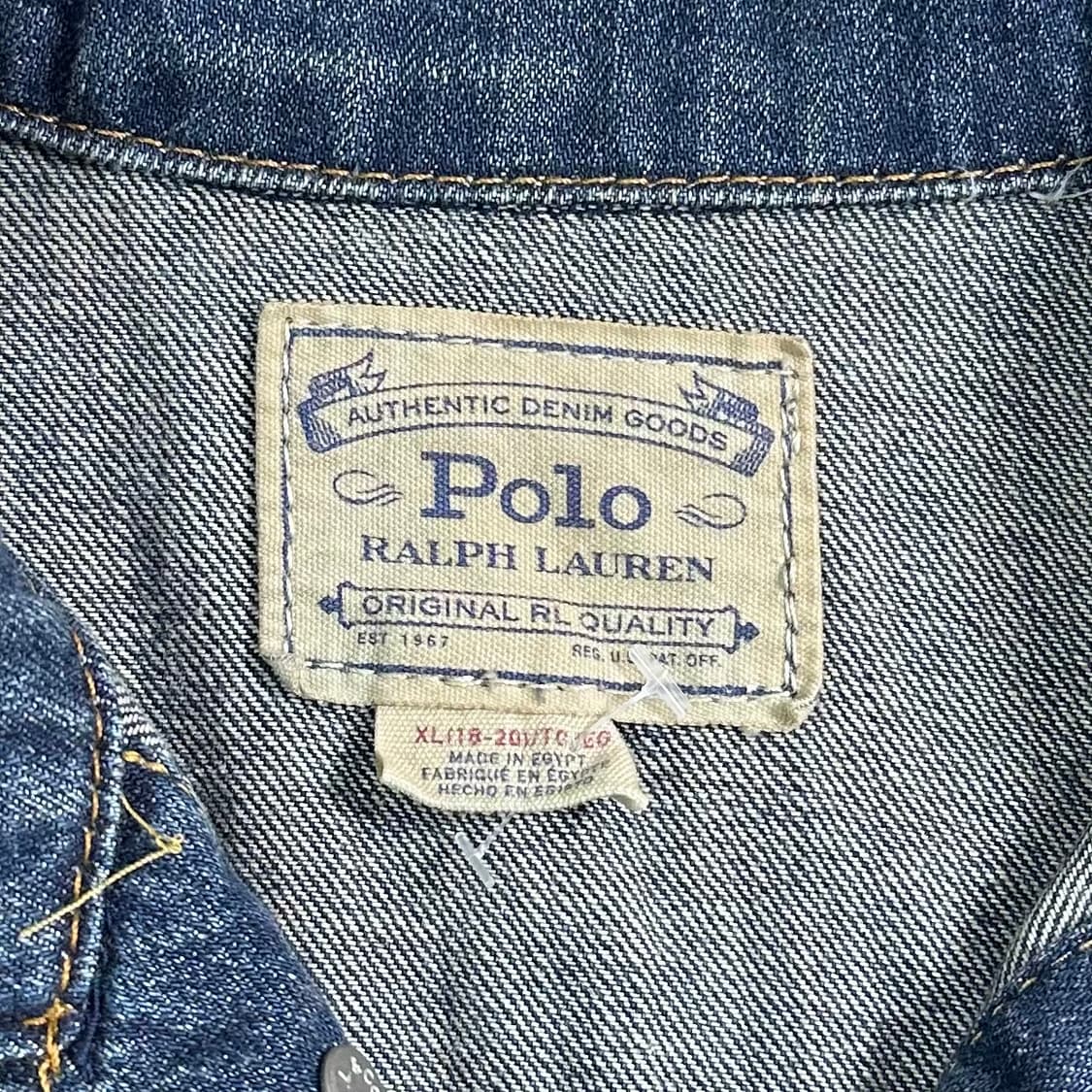 폴로 랄프로렌 보이즈 성조기 데님 자켓   상품이미지6