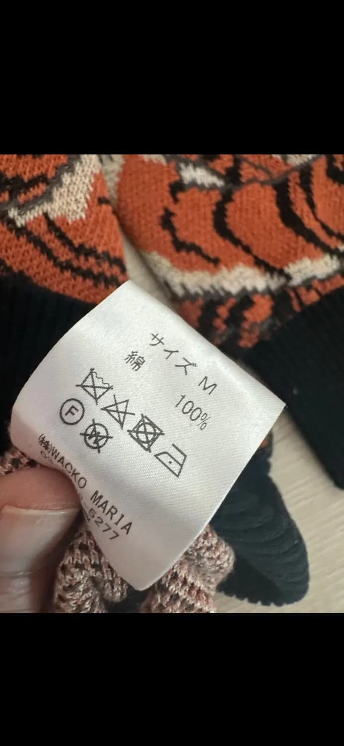 와코마리아 팀레이 자가드 니트 m 상품이미지4
