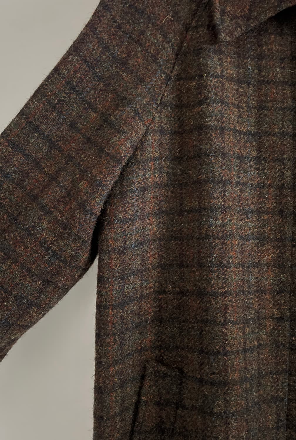 얼바닉30 꼬냑 코트 (해리스트위드) 상품이미지5