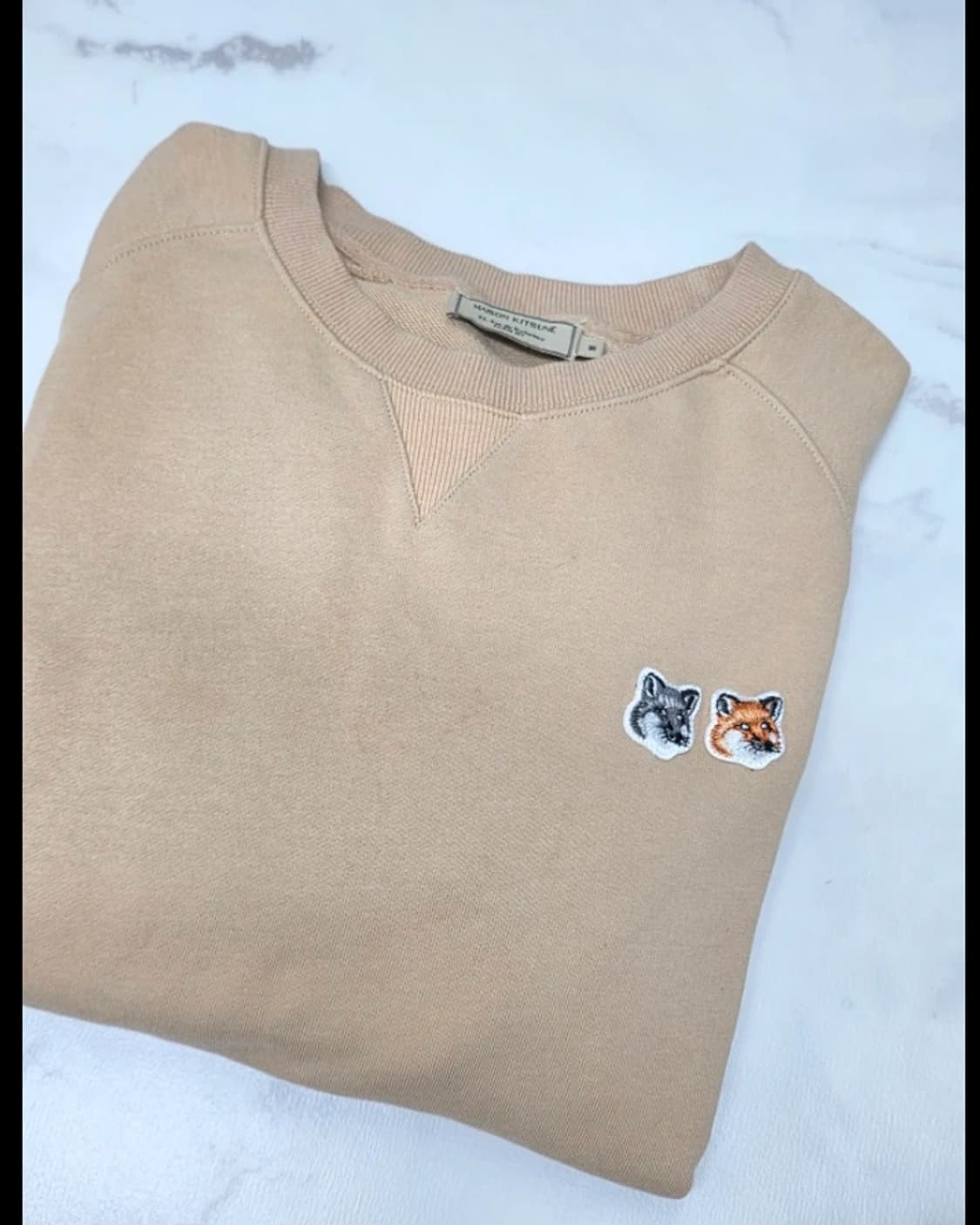 정품 메종키츠네 더블 폭스 맨투맨95 상품이미지3