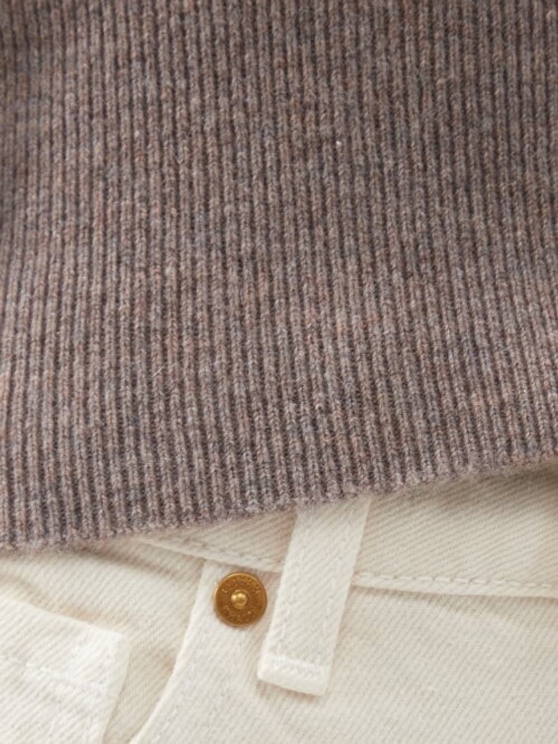 Extreme Cashmere No.141 타이 스트랩 탱크탑 브라운 상품이미지5