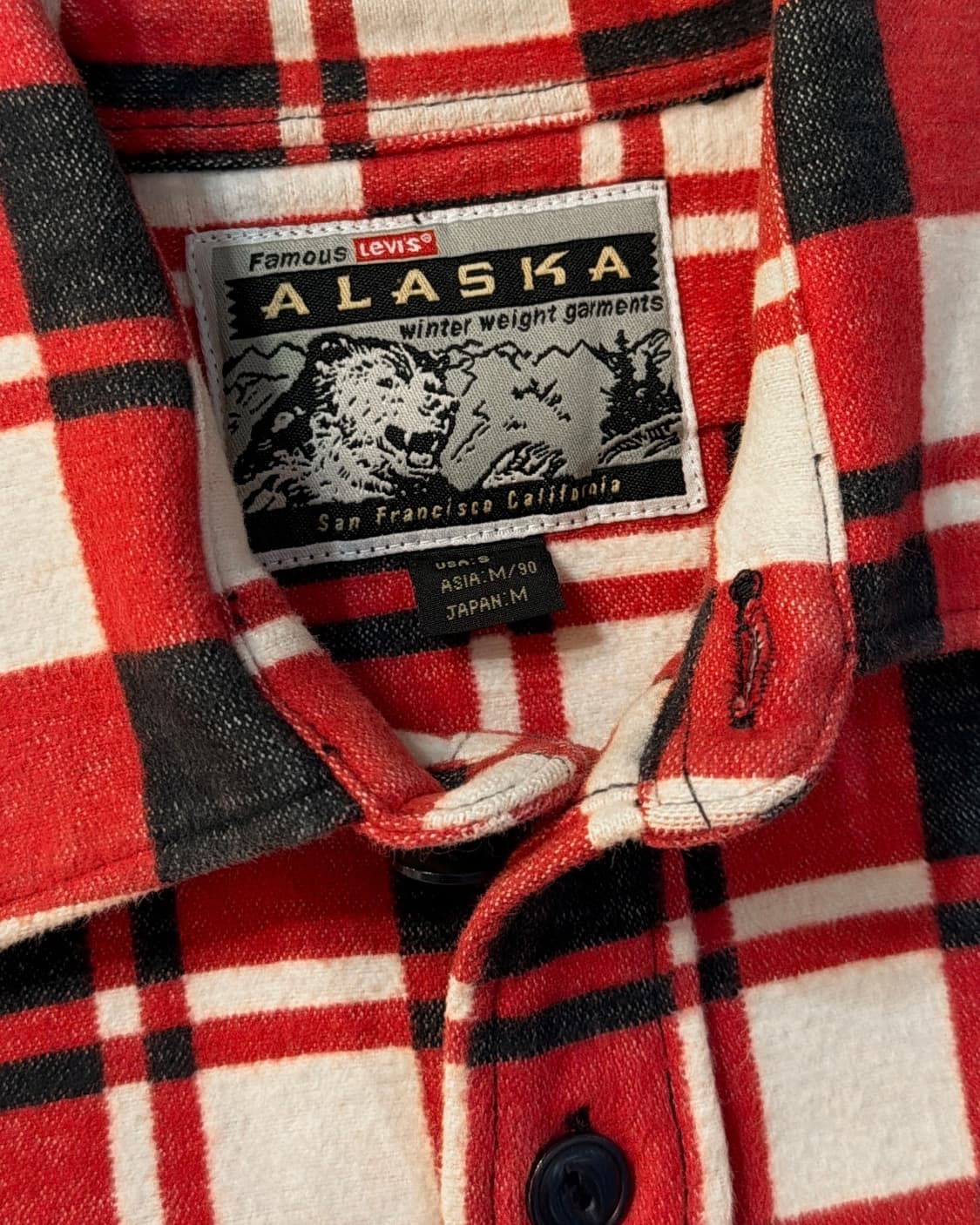 리바이스 90s Alaska 플란넬 셔츠  상품이미지6