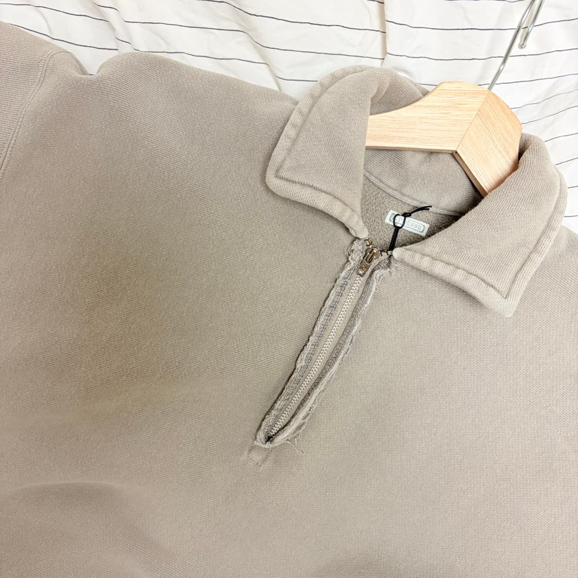 [4] 25aw 아프레쎄 비오탑 별주 하프집업 그레이 상품이미지3