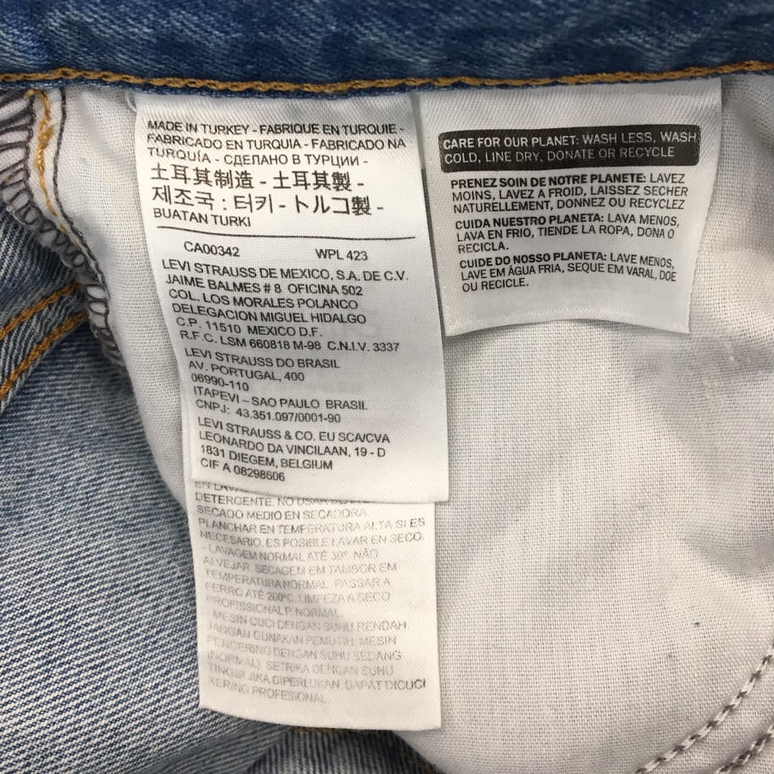 리바이스 517 오렌지탭 세미부츠컷 데님진 24 인치  상품이미지5