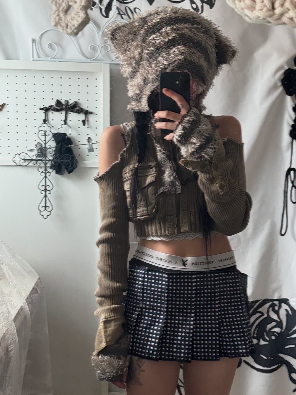 • Striped Cat Hat 상품이미지4